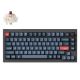 Εικόνα της Keychron V1 Max QMK/VIA 75% Wireless Brown Switches (US) Carbon Black V1M-D3