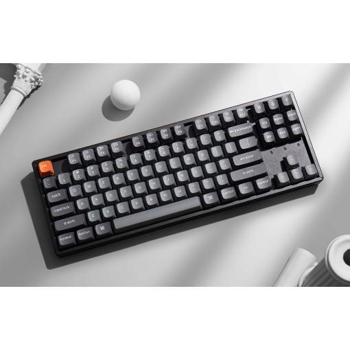 Εικόνα της Πληκτρολόγιο Keychron K8 Max QMK TKL Wireless RGB Hot-Swappable Aluminum Banana Switches (US) K8M-J4