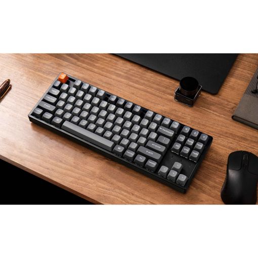Εικόνα της Πληκτρολόγιο Keychron K8 Max QMK TKL Wireless RGB Hot-Swappable Aluminum Banana Switches (US) K8M-J4