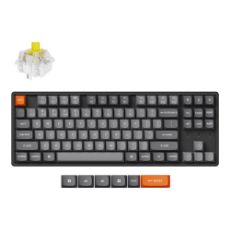 Εικόνα της Πληκτρολόγιο Keychron K8 Max QMK TKL Wireless RGB Hot-Swappable Aluminum Banana Switches (US) K8M-J4