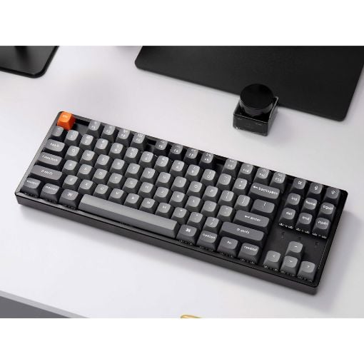Εικόνα της Πληκτρολόγιο Keychron K8 Max QMK TKL Wireless RGB Red Switches (US) K8M-B1