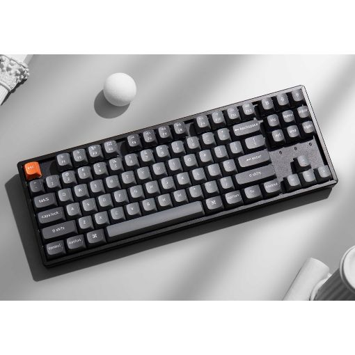 Εικόνα της Πληκτρολόγιο Keychron K8 Max QMK TKL Wireless RGB Red Switches (US) K8M-B1