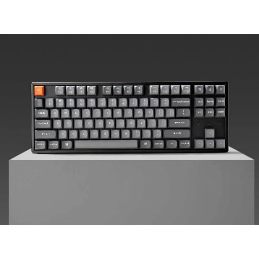 Εικόνα της Πληκτρολόγιο Keychron K8 Max QMK TKL Wireless RGB Hot-Swappable Aluminum Red Switches (US) K8M-J1