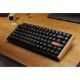 Εικόνα της Πληκτρολόγιο Keychron K2 HE 75% Wireless Magnetic Purple Switches (US) Special Wood Edition Black K2H-F1
