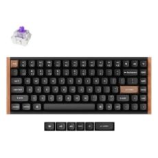 Εικόνα της Πληκτρολόγιο Keychron K2 HE 75% Wireless Magnetic Purple Switches (US) Special Wood Edition Black K2H-F1