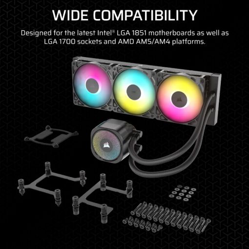 Εικόνα της Corsair Nautilus 360 RS ARGB Black CW-9060093-WW