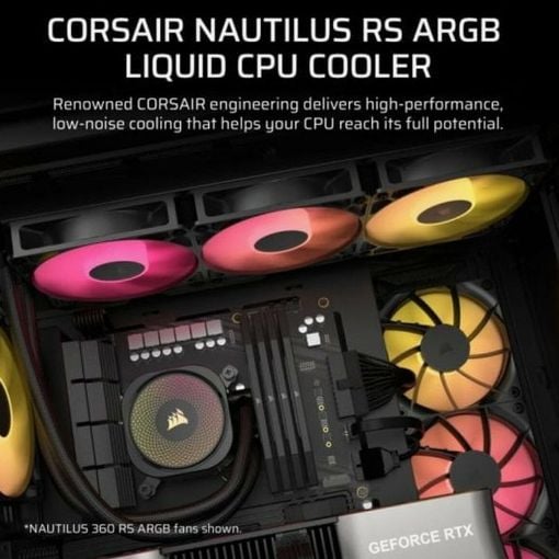 Εικόνα της Corsair Nautilus 240 RS ARGB Black CW-9060092-WW