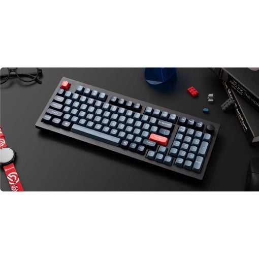 Εικόνα της Πληκτρολόγιο Keychron V5 Max QMK/VIA 96% Wireless Brown Switches (US) Carbon Black V5M-D3