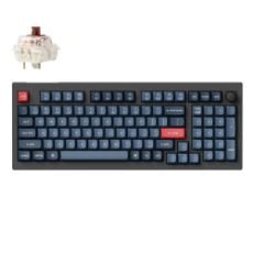 Εικόνα της Πληκτρολόγιο Keychron V5 Max QMK/VIA 96% Wireless Brown Switches (US) Carbon Black V5M-D3