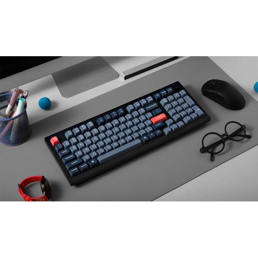 Εικόνα της Πληκτρολόγιο Keychron V5 Max QMK/VIA 96% Wireless Banana Switches (US) Carbon Black V5M-D4