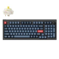 Εικόνα της Πληκτρολόγιο Keychron V5 Max QMK/VIA 96% Wireless Banana Switches (US) Carbon Black V5M-D4