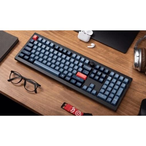 Εικόνα της Πληκτρολόγιο Keychron V6 Max QMK/VIA Full Wireless Banana Switches (US) Carbon Black V6M-D4