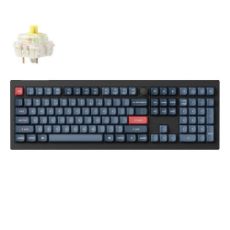 Εικόνα της Πληκτρολόγιο Keychron V6 Max QMK/VIA Full Wireless Banana Switches (US) Carbon Black V6M-D4