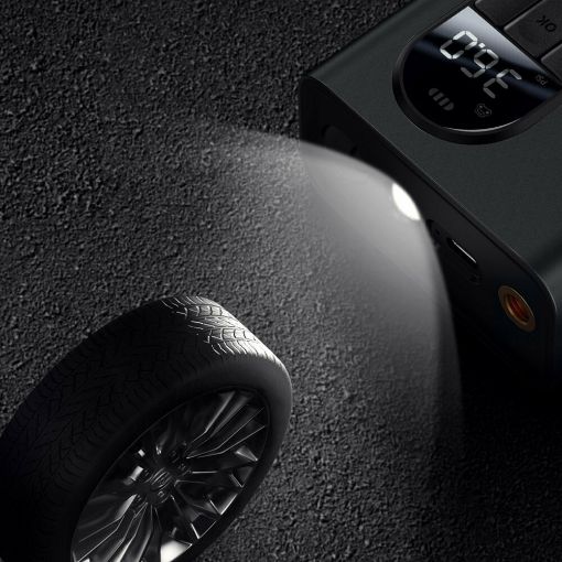 Εικόνα της Τρόμπα Αυτοκινήτου Baseus Energy Source Inflator Pump Cluster 2000mAh 12V 150psi Black C11140500113-B1