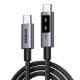 Εικόνα της Καλώδιο Ugreen L509 USB-C to USB-C 100W 1m Black/Gray 35501