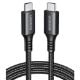 Εικόνα της Καλώδιο Ugreen US567 USB-C to USB-C 2m Black 15374