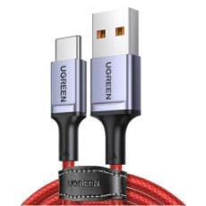 Εικόνα της Καλώδιο Ugreen US505 USB-A to USB-C 1m 60W Red 20527