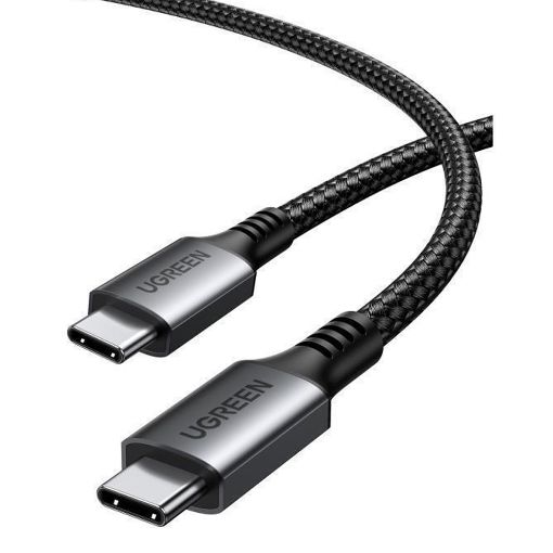 Εικόνα της Καλώδιο Ugreen US567 USB-C to USB-C 1m 60W Black 15373