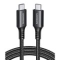 Εικόνα της Καλώδιο Ugreen US567 USB-C to USB-C 1m 60W Black 15373