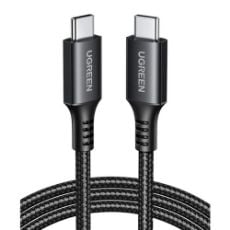 Εικόνα της Καλώδιο Ugreen US567 USB-C to USB-C 1m 60W Black 15373