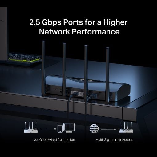 Εικόνα της Router Mercusys MR27BE Wi-Fi 7 BE3600 Dual-Band