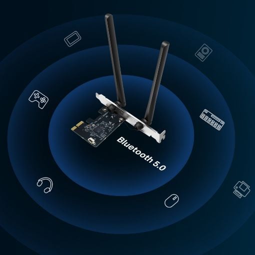 Εικόνα της Mercusys MA30E Wi-Fi Bluetooth 5.0 PCIe Adapter AC1200