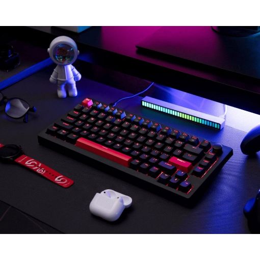 Εικόνα της Πληκτρολόγιο Keychron Lemokey X4 QMK 75% Wired Brown Switches (US) Black X4-A3