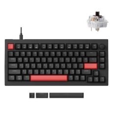 Εικόνα της Πληκτρολόγιο Keychron Lemokey X4 QMK 75% Wired Brown Switches (US) Black X4-A3