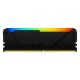 Εικόνα της Ram Kingston Fury Beast RGB 16GB DDR4-3200MHz CL16 Black KF432C16BB2A/16