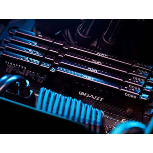 Εικόνα της Ram Kingston Fury Beast 16GB DDR5-6000MHz CL30 Black KF560C30BBE-16
