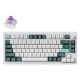 Εικόνα της Πληκτρολόγιο Keychron Q1 HE QMK 75% Wireless Magnetic Purple Switches (US) Shell White Q1H-P1