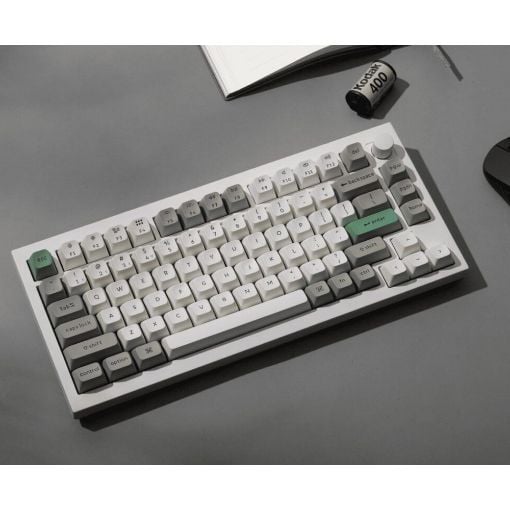 Εικόνα της Πληκτρολόγιο Keychron Q1 Max QMK/VIA 75% Wireless Red Switches (US) Shell White Q1M-P1