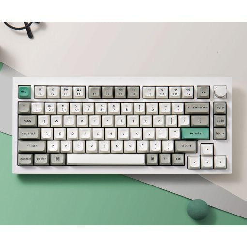 Εικόνα της Πληκτρολόγιο Keychron Q1 Max QMK/VIA 75% Wireless Red Switches (US) Shell White Q1M-P1