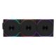 Εικόνα της Case Fan Lian Li UniFan TL Wireless 120 Black (3-pack with Controller) G99.12TL1W3B.00