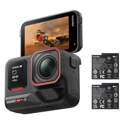 Εικόνα της Action Camera Insta360 Ace Pro 2 Dual AI Chip 8k (Dual Battery) CINSBBGA
