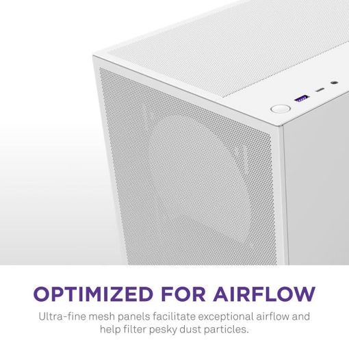 Εικόνα της NZXT H5 Flow RGB Tempered Glass White (2024) CC-H52FW-R1