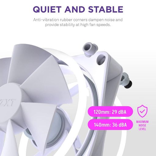 Εικόνα της Case Fan NZXT F120 RGB Duo 120mm White RF-D12SF-W1
