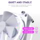 Εικόνα της Case Fan NZXT F120 RGB Duo 120mm White RF-D12SF-W1