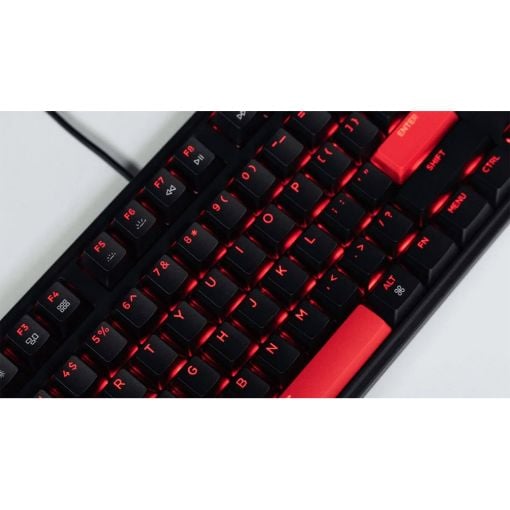 Εικόνα της Πληκτρολόγιο Keychron C3 Pro QMK/VIA TKL Wired Red Switches (US) C3P-H1