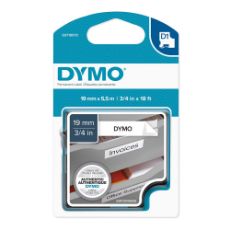 Εικόνα της Ταινία Ετικετογράφου Dymo D1 16960 Permanent Polyestertape 19mm x 5,5m Black on White S0718070