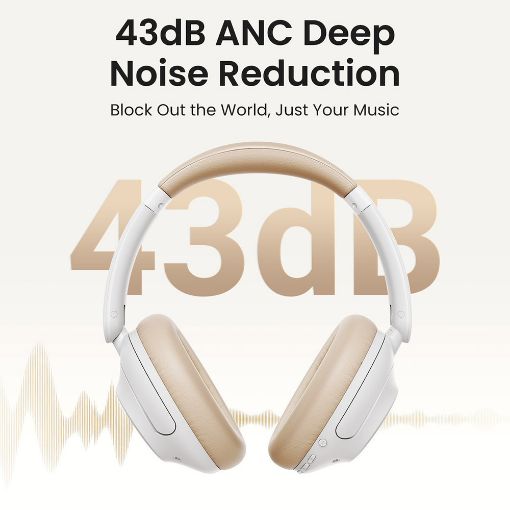 Εικόνα της Headset Ugreen HP202 HiTune Max5 Bluetooth Hybrid ANC White 15809