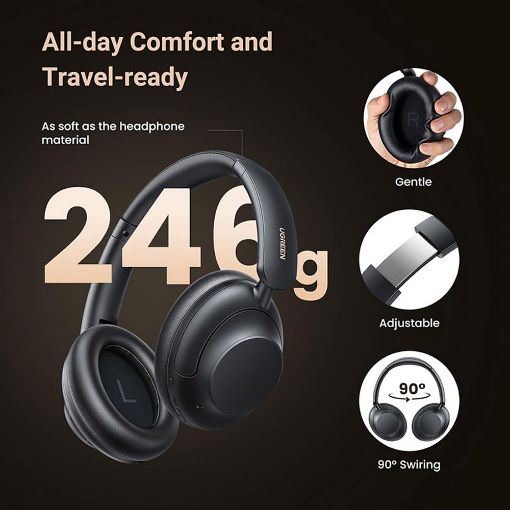 Εικόνα της Headset Ugreen HP202 HiTune Max5 Bluetooth Hybrid ANC Black 25255