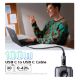 Εικόνα της Καλώδιο Ugreen L509 USB-C to USB-C 100W 3m Black/Gray 35513
