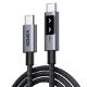 Εικόνα της Καλώδιο Ugreen L509 USB-C to USB-C 100W 3m Black/Gray 35513