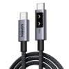 Εικόνα της Καλώδιο Ugreen L509 USB-C to USB-C 100W 2m Black/Gray 35512