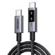 Εικόνα της Καλώδιο Ugreen L509 USB-C to USB-C 100W 2m Black/Gray 35512