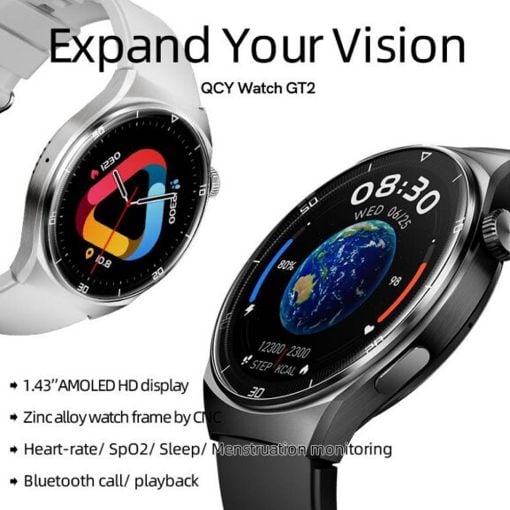 Εικόνα της Smartwatch QCY Watch GT2 S3 Gray