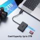 Εικόνα της Docking Station Ugreen CM812 4in1 Card Reader USB-C/USB-A Gray 45167