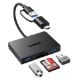Εικόνα της Docking Station Ugreen CM812 4in1 Card Reader USB-C/USB-A Gray 45167