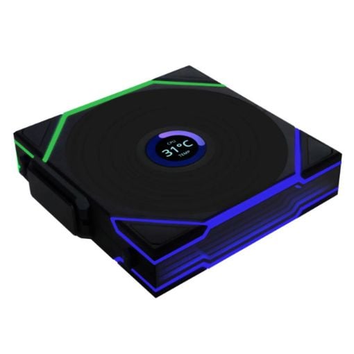 Εικόνα της Case Fan Lian Li UniFan TL Wireless LCD 120 Reverse Black G99.12RTLLCD1W1B.00